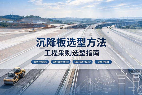钦州沉降板选择方法