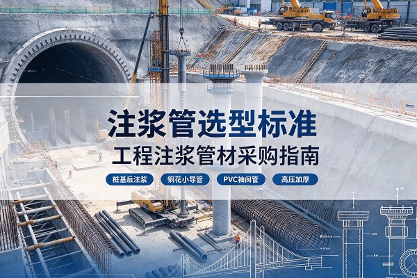 钦州注浆管选型标准