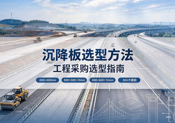 钦州沉降板选择方法